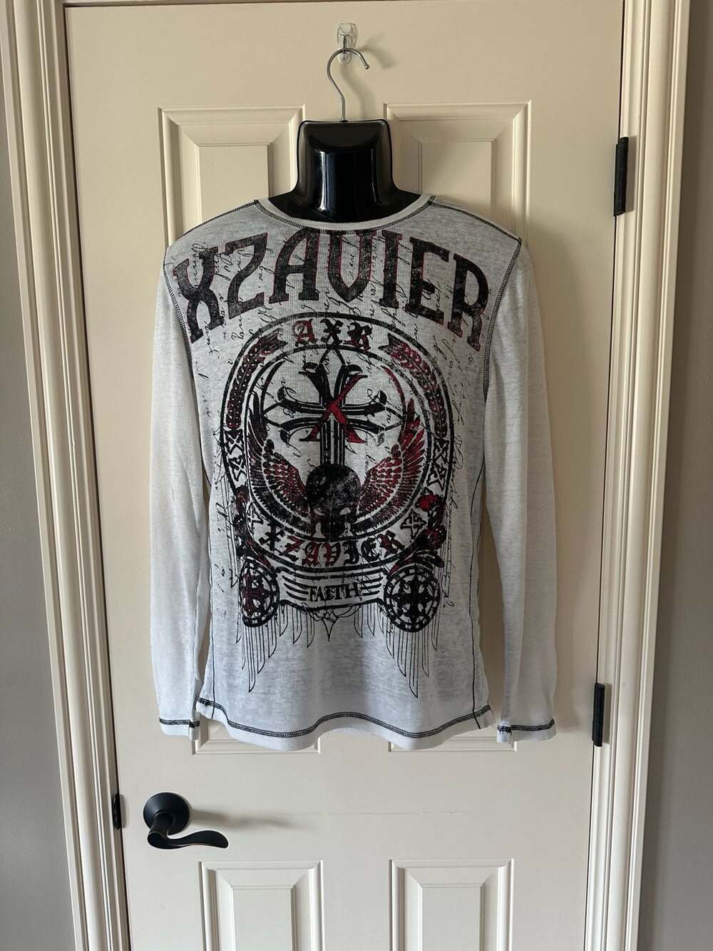 Xzavier Limited Skull and Cross Graphics Thermal Long Sleeve Shirt